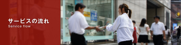 サービスの流れ